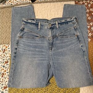 American Eagle Outfitters Straight Leg Light Blue Jeans